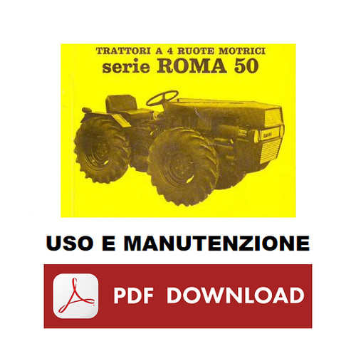 Pgs roma 50 - 42, trattore