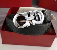 Cintura SALVATORE FERRAGAMO Original. PELLE Nero. Cm 115 *ULTIMI SALDI -50%