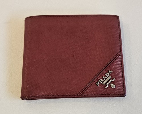 Portafoglio uomo prada bifold - uomo,