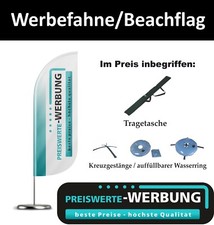Werbefahne/Werbeflagge Hoehe