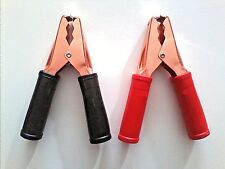 4 (2+2) PINZE PER CAVI BATTERIA AUTO MAURER 400 AH 2 COPPIE ROSSA E NERA