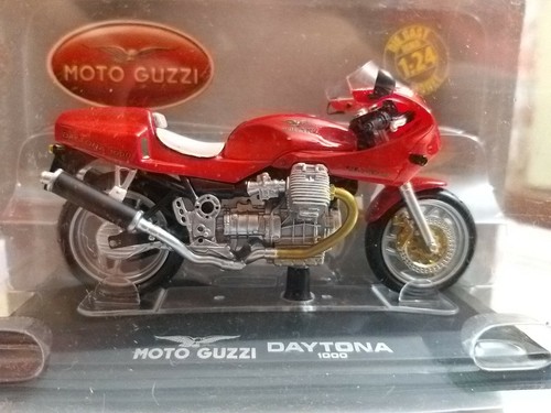 Modellino rosso moto guzzi - modellino,