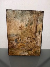 Mattonella Antica Con Figure