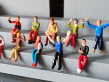 Subbuteo 10 spettatori dipinti a mano