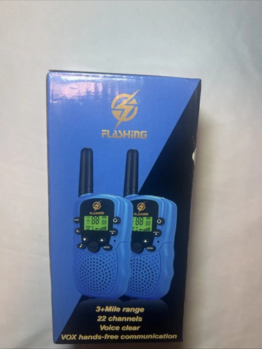 Lampeggiante due walkie talkie - walkie,