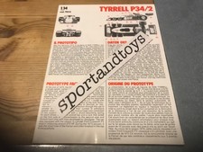 BURAGO 1:14 ISTRUZIONI MONTAGGIO KIT 7054 TYRRELL P34/2