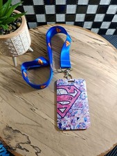 Porta badge superman laccetto - porta,
