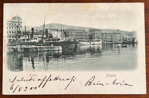 Cartolina epoca fiume - cartolina, epoca-fiume