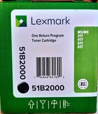 TONER LEXMARK 51B2000 (2.500 PAGINE) NERO - ORIGINALE