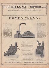 Bucher Guyer Niederweningen Svizzera Industria meccanica *pubblicità