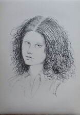 Fiorello Tosoni litografia originale Volto bianco e nero 70x50 firmata numerata 