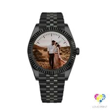 Orologio Singolo da polso Personalizzabile con Foto e Frase (modello Rolex)