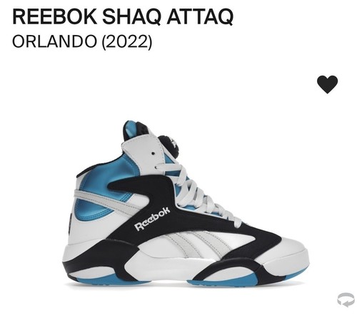 Reebok pump shaq attaq orlando - pump,