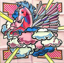 Sciarpa scialle seta HERMES