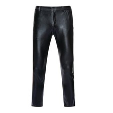 Pantaloni Biker In Pelle