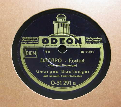 Georges boulanger dacapo - georges, /