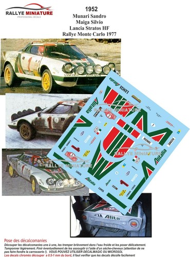 Decals ref 1952 lancia - decals,