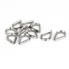 Dedal Cable Herramienta aparejo 10pcs 2mm estándar cable de acero inoxidable 304