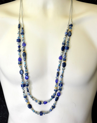 Collana chico perlina blu - chico's,
