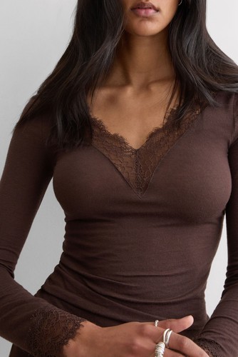 Camicia lunga pizzo - camicia,