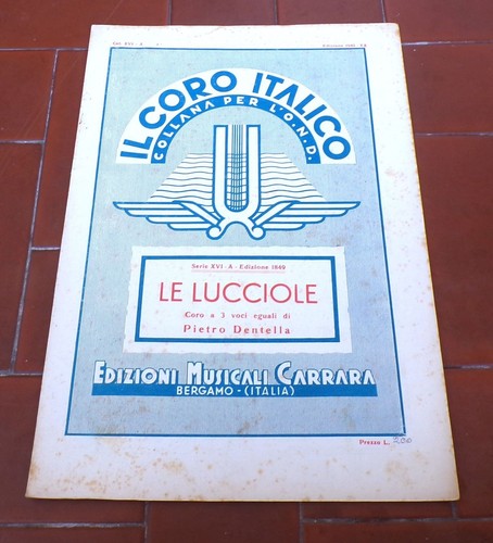Spartito lucciole pietro - le,