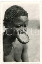 1952 TCHAD Type de femme SARA-KABA Femme à plateaux - Carte postale FP VG