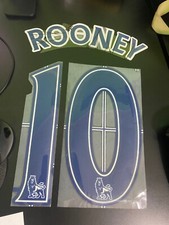 kit printing set ROONEY 10 premier league X Maglia Calcio Manchester United