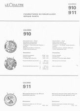 VINTAGE LE COULTRE K910