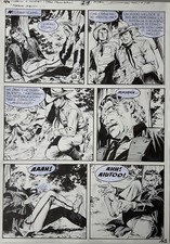 TEX tavola originale di M. DOTTI "Tiratori Scelti"  638-113