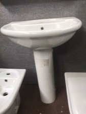 IDEAL STANDARD ESEDRA LAVABO CON COLONNA  Art G906361 in ceramica bianco europeo