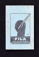 Fila Firenze. Matite cartoleria cancelleria. Carta assorbente anni '20. Maga.