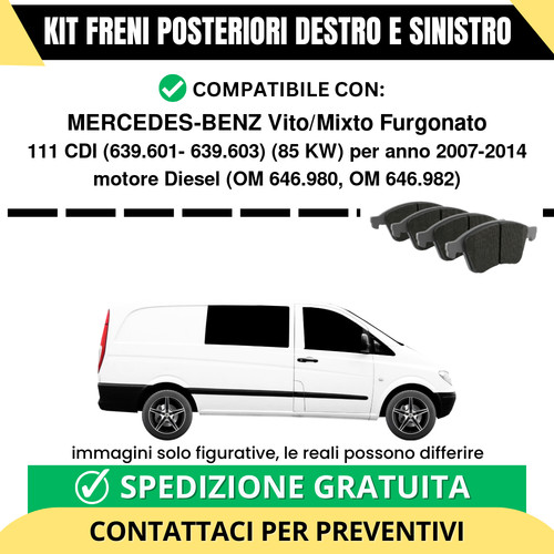 Pastiglie freno posteriori - pastiglie,