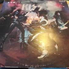 KISS ALIVE Italy 2 LP DURIUM Complete 1974 LP5006 Pari Al Nuovo