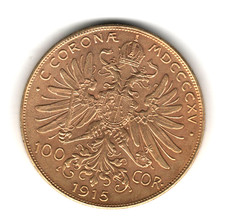 100 CORONE  AUSTRIA -