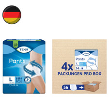 TENA Pants Plus incontinenza taglia L, confezione vantaggiosa (4x14 pz), 56 pz