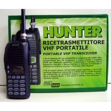 POLMAR HUNTER RICETRASMETTITORE VHF 5WATT CTCSS ATTENZIONE BATTERIA VECCHIE