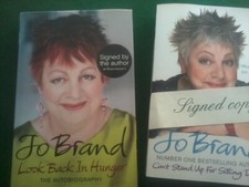 JO BRAND HAND SIGNED H/B & P/B