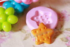 Stampo in gomma per fimo e cernit forma biscotto a stella 2.9 cm * 2.9 cm