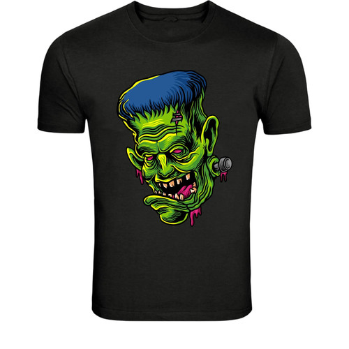 Maglietta frankenstein testa - maglietta,