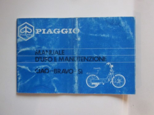 Piaggio ciao bravo libretto - ciao,