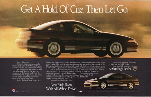 Pubblicità eagle talon tsi - pubblicità,
