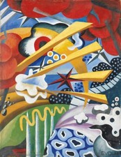 Untitled Abstract Print 
