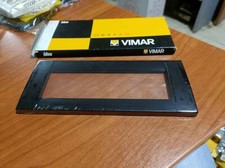 GIACENZA MAGAZZINO PLACCA PLACCHETTA VIMAR 16736.11 6 MODULI 6M NERO IDEA