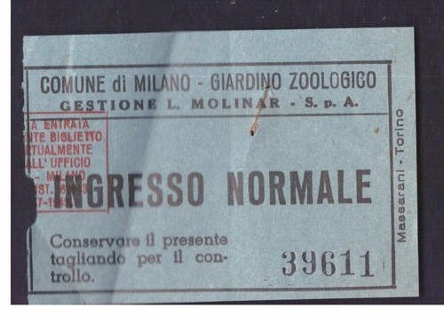 Biglietto ingresso giardino - biglietto,