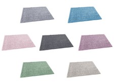 Tappeto Bagno Doccia Antiscivolo In Ciniglia Super Assorbente Modello Dots