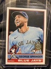 Calendario dell'avvento natalizio Topps 2025 riacquisto 2025 Heritage George Springer