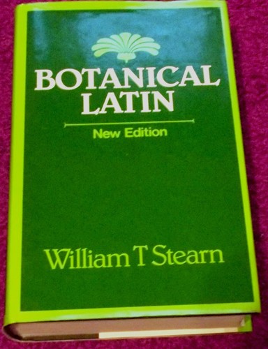 Botanical latin history - latin:,