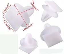 pz. 10 clip fermi di fissaggio