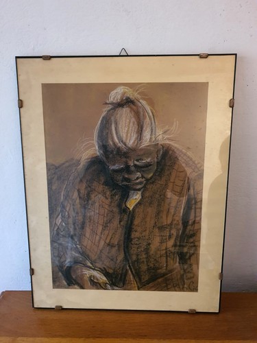 Quadro pastello carboncino - quadro, o
