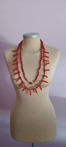 Collana corallo rosso - collana,